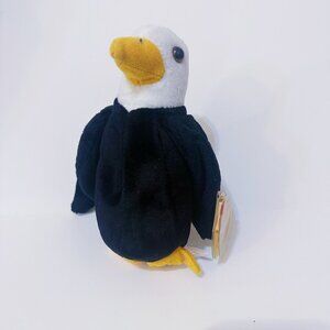 Vtg Baldy Bald Eagle Beanie Baby 1996